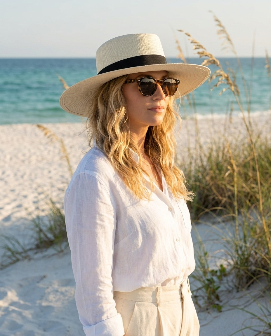 30A Hair Co Authentic Panama Hat